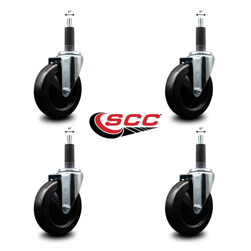 Ensemble de roulettes extensibles 1 pouce SCC