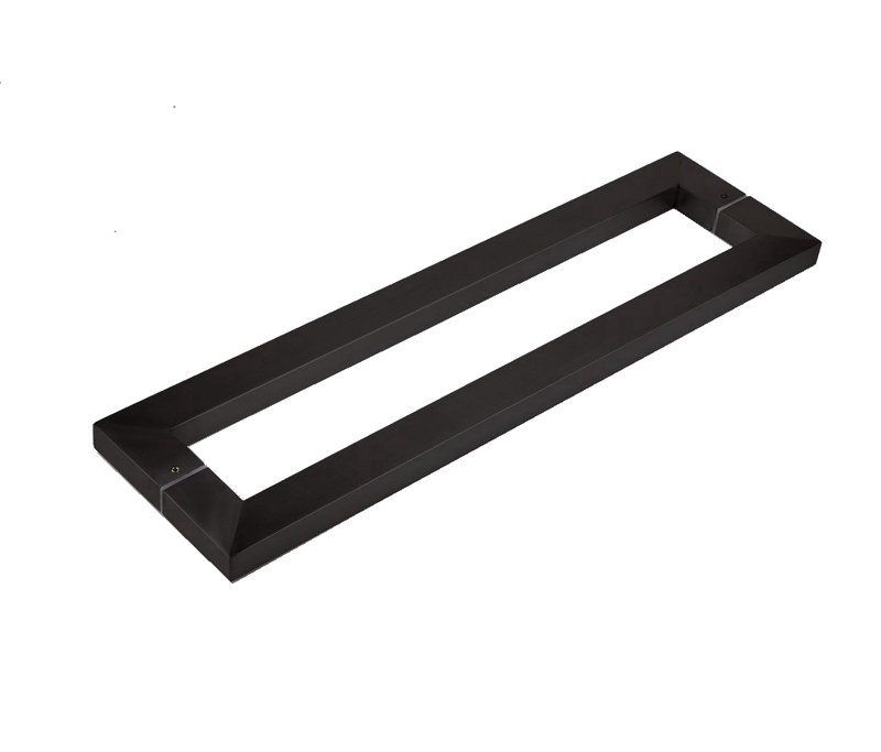 Pull Handle Barn Door Hardware, Bronze, 1.5" H x 6.75" W x 19.88" D
