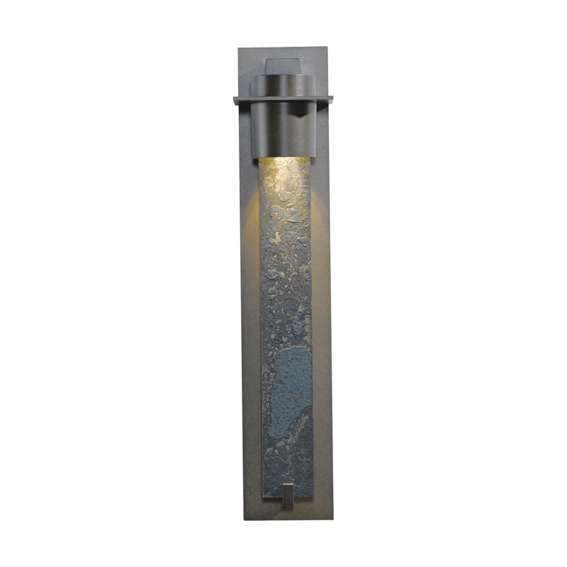 Airis Outdoor Flush Mount, Forged Plate, 18.3" H x 4.5" W x 4" D, Coastal White