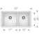 Precis SILGRANIT 33" 60/40 Double Bowl Undermount Kitchen Sink