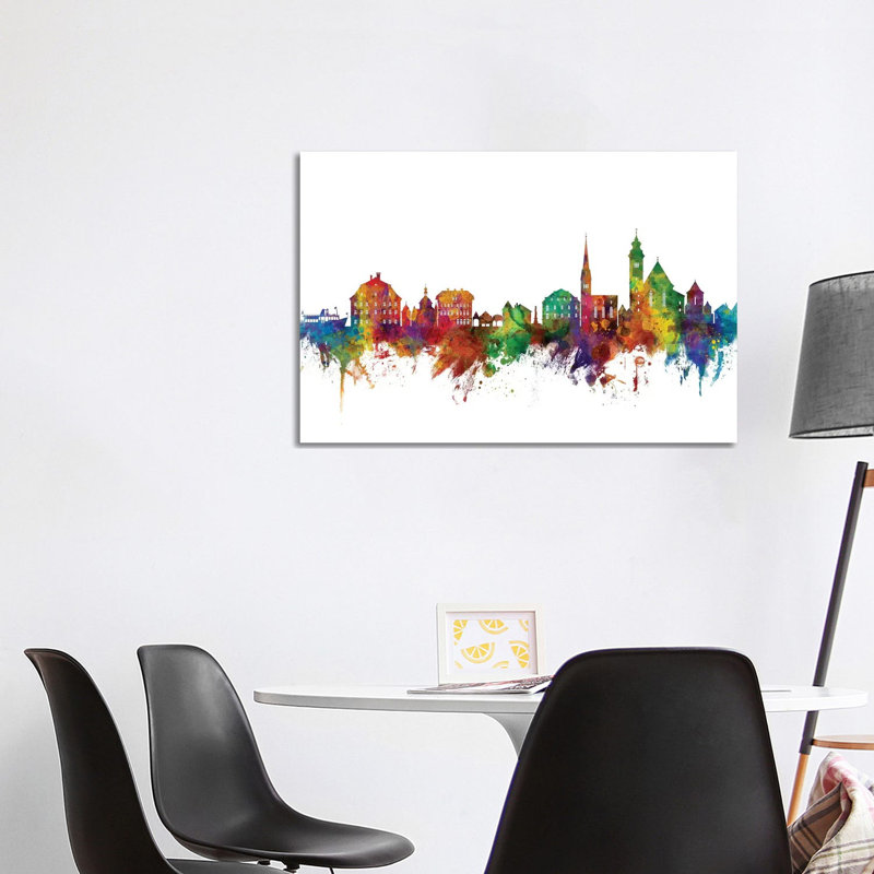 Hallstatt, Austria Skyline by Michael Tompsett - Wrapped Canvas Gallery-Wrapped Canvas Giclée