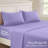 Lux Decor 4-Piece Ultra Soft Microfiber Sheet Set Deep Pocket Fitted Sheet, Wrinkle-Resistant & Easy Care Bedding-960111324-960111316