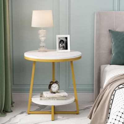 Tall Frame End Table Side Table