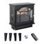 Foyer électrique infrarouge 3D Flame - 18 pouces, 1500 W, / Ul, 4 lumières réglables, chaleur portative 1500 W, 400 pieds carrés Pi. Chauffage, fonction de minuterie, verre trempé