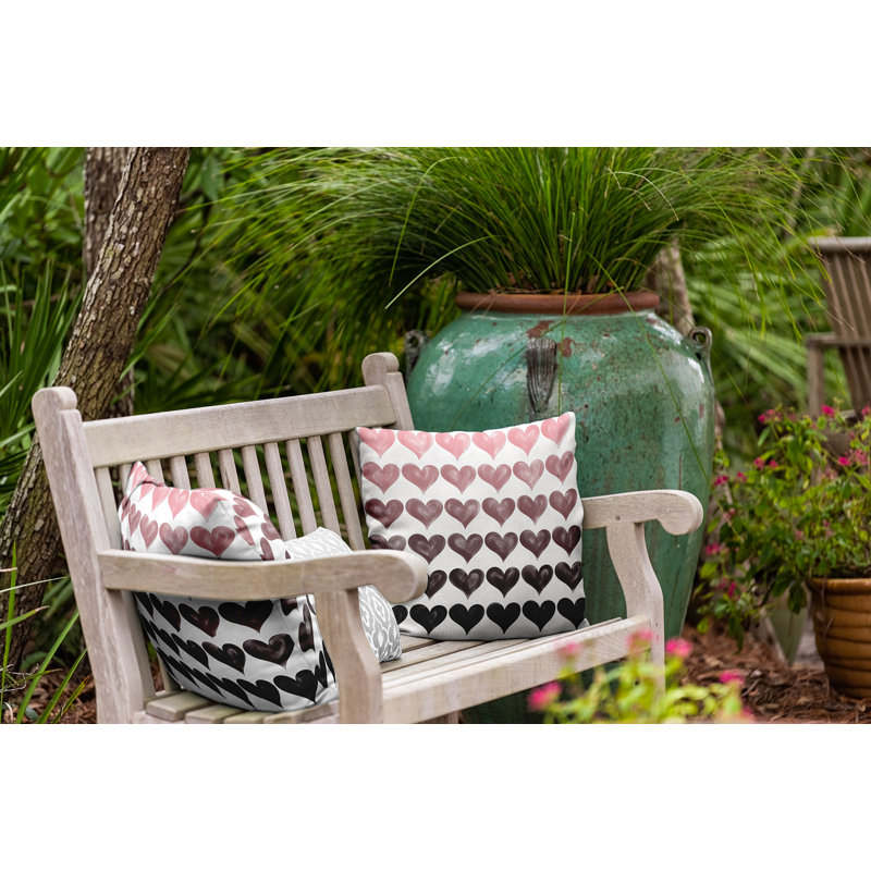 Geometric Outdoor Reversible Throw Pillow