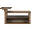Table basse avec 1 tablette de rangement et 1 tiroir en rotin-414737216