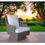 Chaise de patio avec coussin Adlare