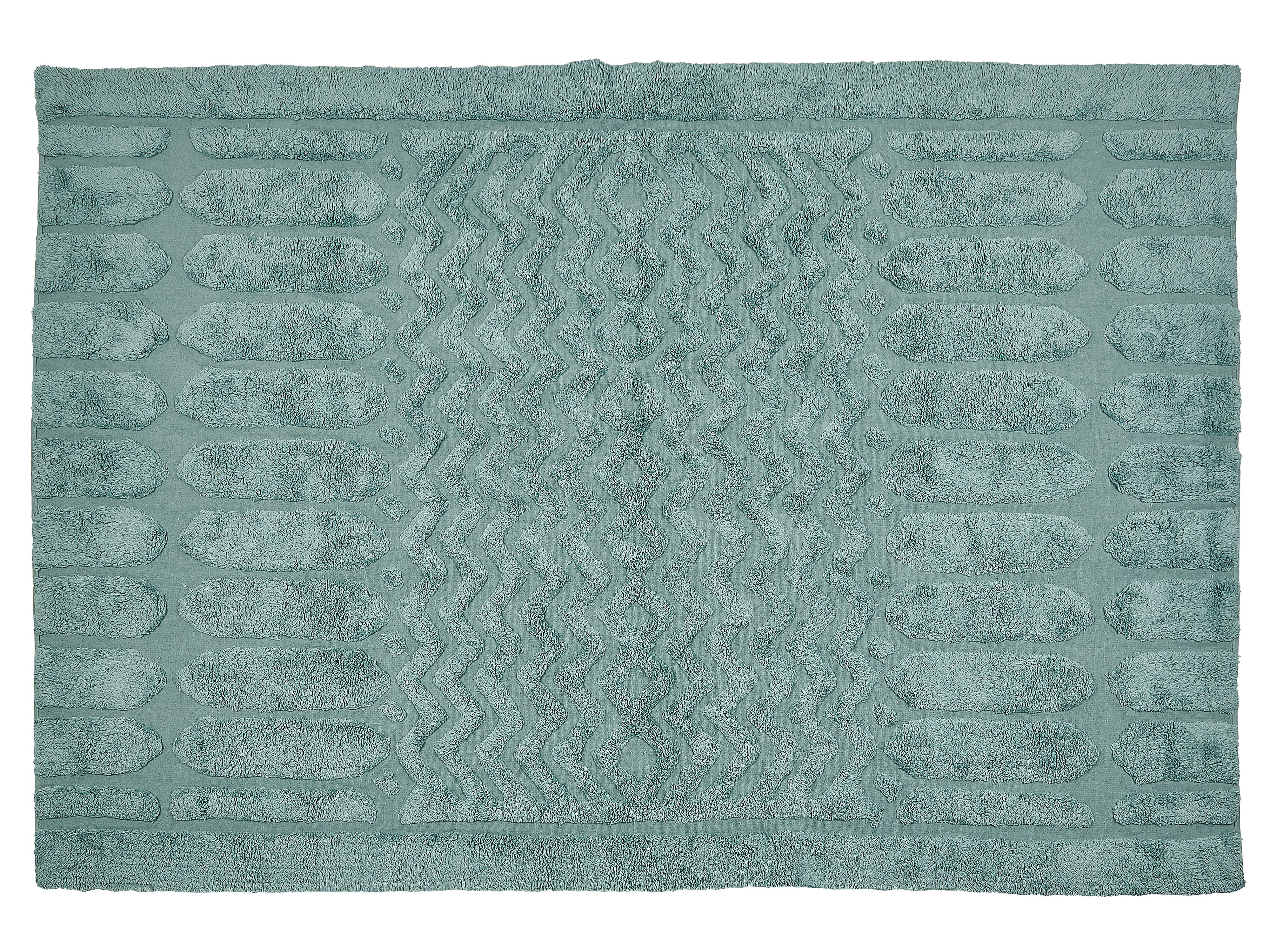 Bloomsbury Market Herscher Geometric Handmade Mint Area Rug | Wayfair.co.uk