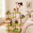 Rose et vert