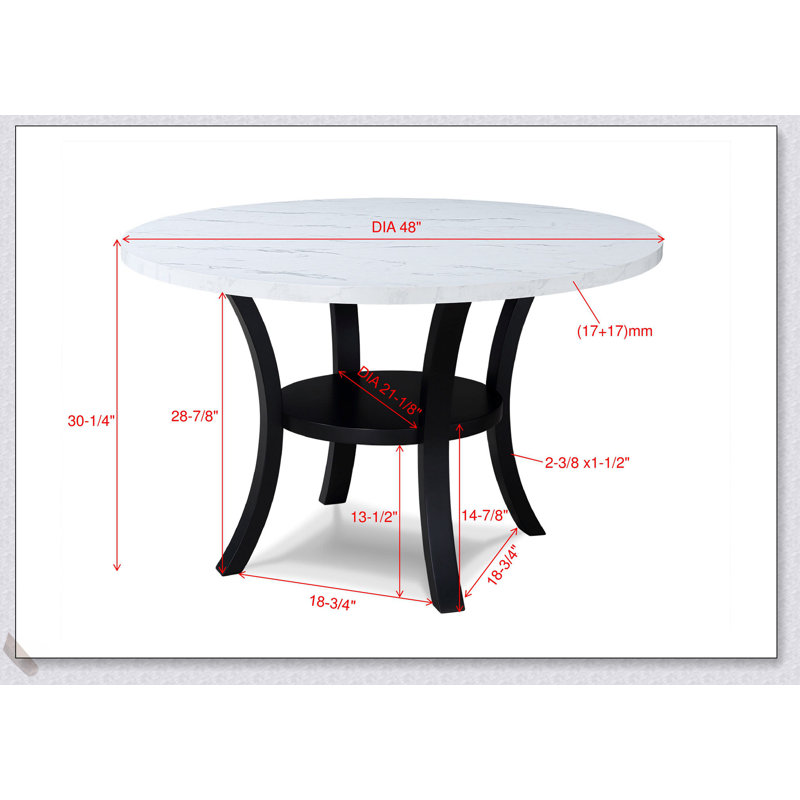 Ensemble de salle à manger 5 pièces Contemporary avec table en marbre et chaises rembourrées grises