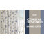 Rideau de douche simple en coton Bayside