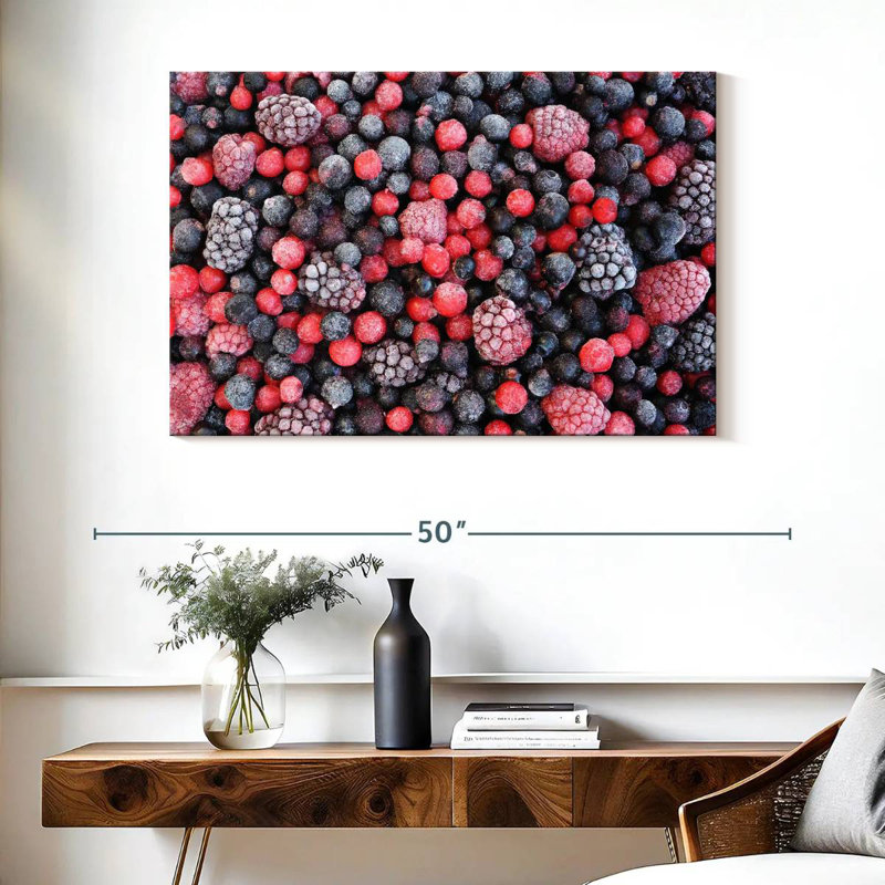 Yarlin Frozen Berries, 26" H x 39" W