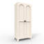Armoire de rangement 71 po à 2 portes avec serrure, armoire de rangement en métal avec portes et tablettes réglables 71 po