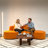 90.2'' Wide half moon design sofa-1906549281
