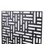 Écran d'intimité l 76 po H48 po - métal, pour pelouse de terrasse, noir, matériau de décoloration pour balcon-121648891