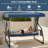 800lbs Outdoor Patio Swing With Stand W/canopy & Adjustable Backrest-1860069319