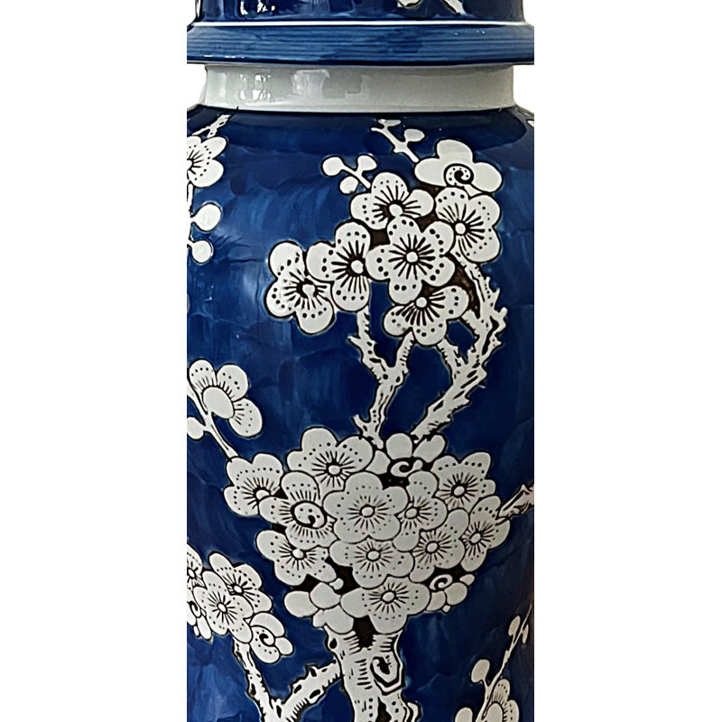 Large Blossom Ginger Jar