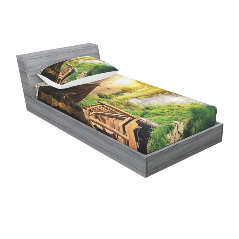 Microfiber Sheet Set, Twin XL Sheet Set with Fitted Sheet