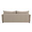 Lit gigogne escamotable en tissu avec rangement-963056047