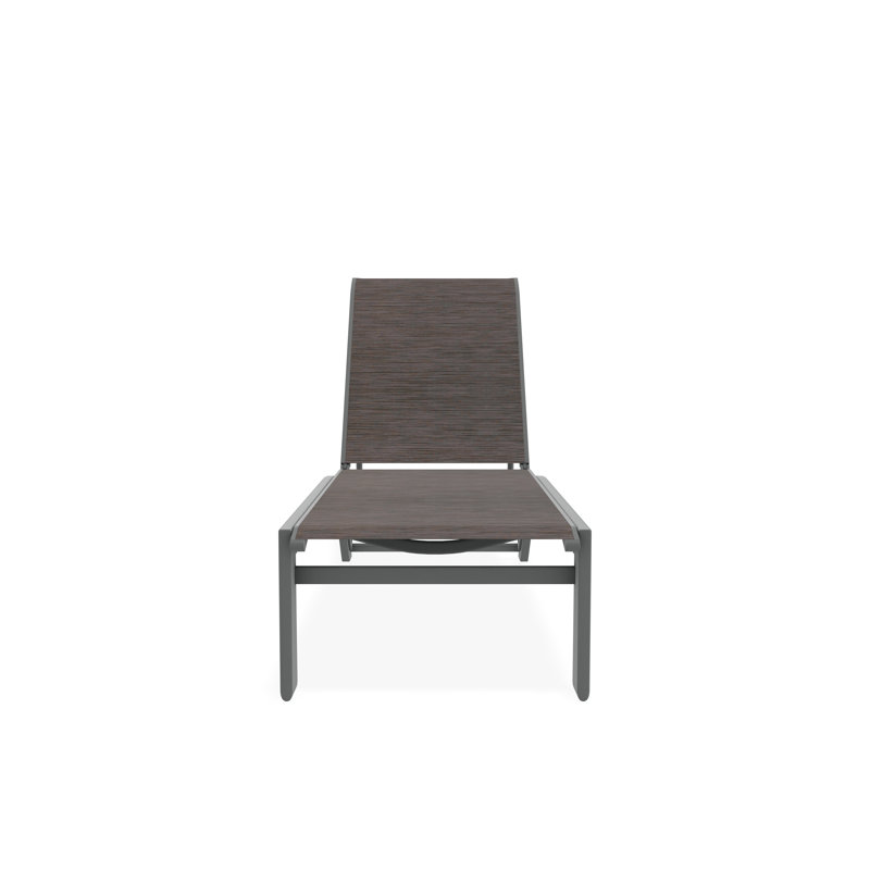 Chaise longue Kendall Sling, James, Graphite