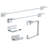 Vero 24 in. Wall Mount Towel Bar Bath Hardware Accessory-12237575