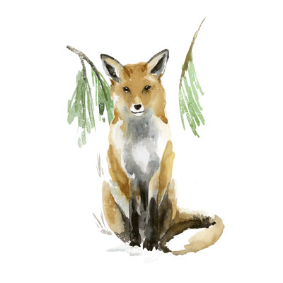 " Snowy Fox I " by Annie Warren