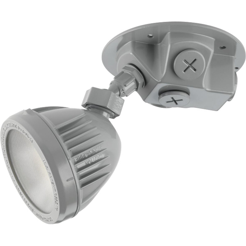Kiersten LED Outdoor Security Flood Light, Metallic Grey