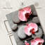 Harnek zen rose orchidées et papillon-106046386