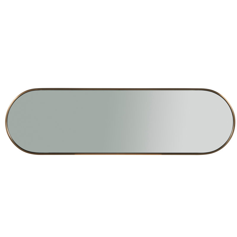 Luna Oval Metal Mirror