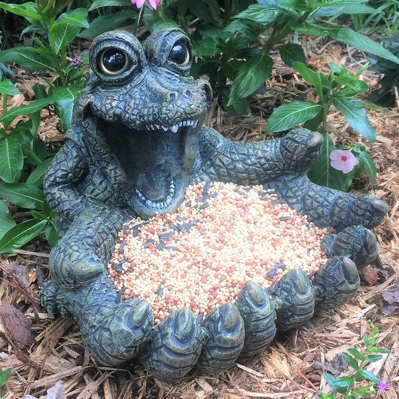 Grand pot à fleurs Biggin 'Gator, 8" H x 9.5" L x 11.5" D, Vert
