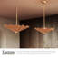 Suspension DEL à intensité variable Sadira 25 po vert pin-870446640-870446654