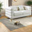 Canapés modulaires en tissu 60 po, compression confortable