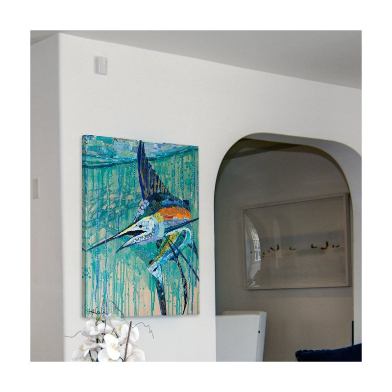 Elizabeth St. Hilaire - Wrapped Canvas Painting, 45cm H x 30cm W x 3.81cm D