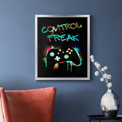 Toile encadrée Gamer Tag I de qualité supérieure - prête à être accrochée
