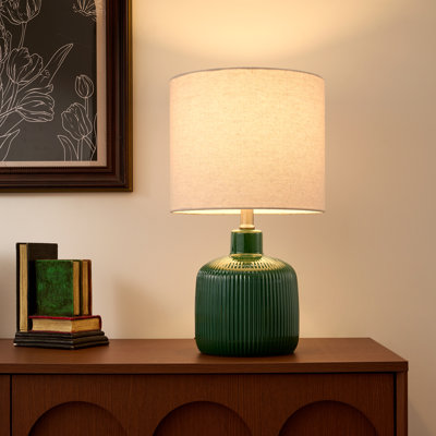 17.5" Ceramic Table Lamp
