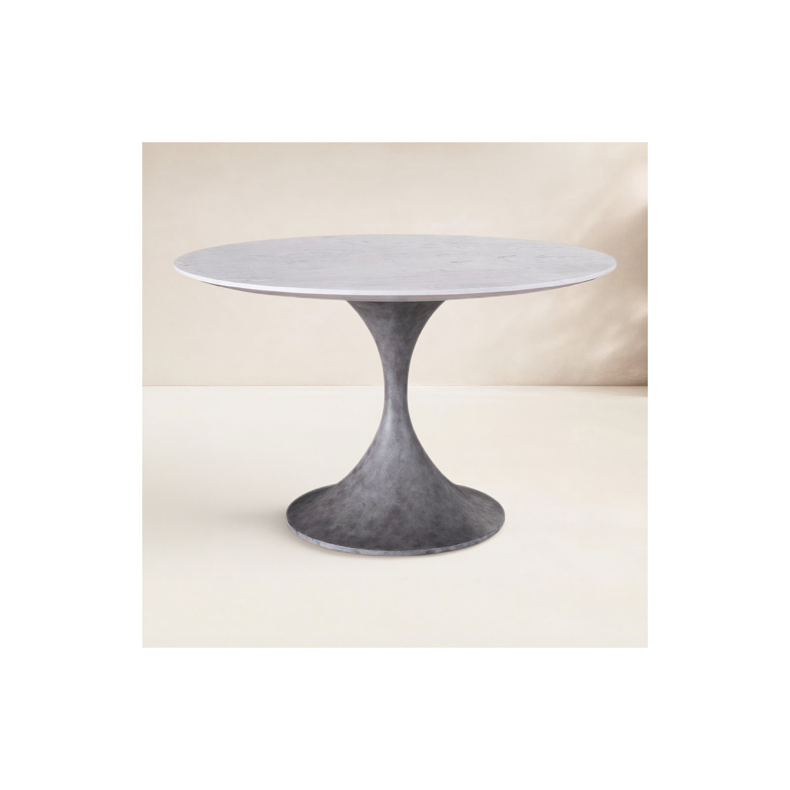 Timberly 48'' Stone Outdoor Dining Table