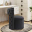 Fauteuil demi-tonneau pivotant avec rangement-1020651293
