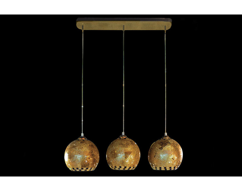 Chelsea 3 - Light Gold Pendant