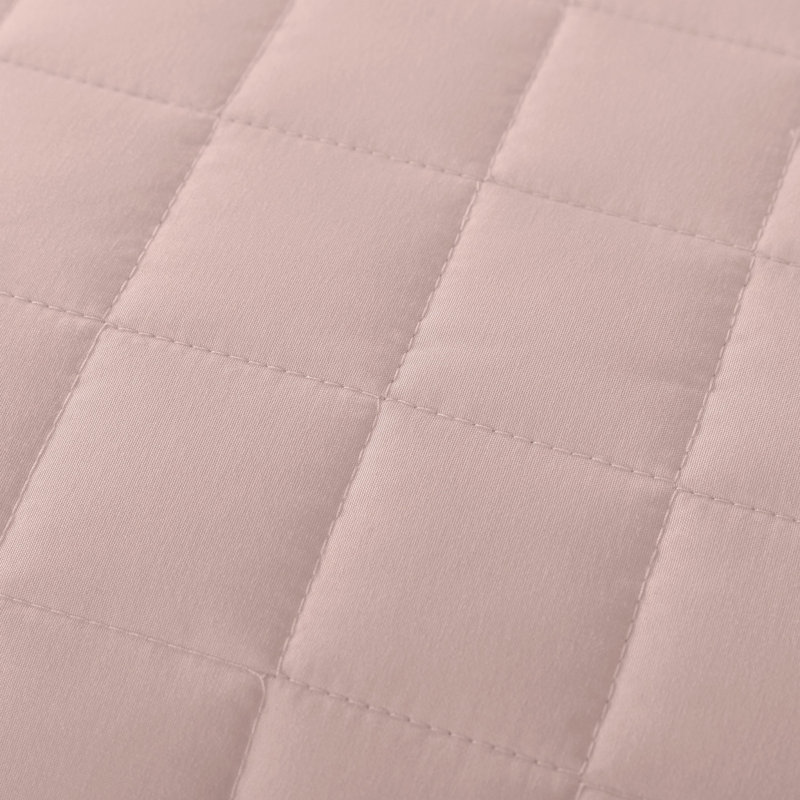  Couverture à tissage géométrique, Simple, Rosé