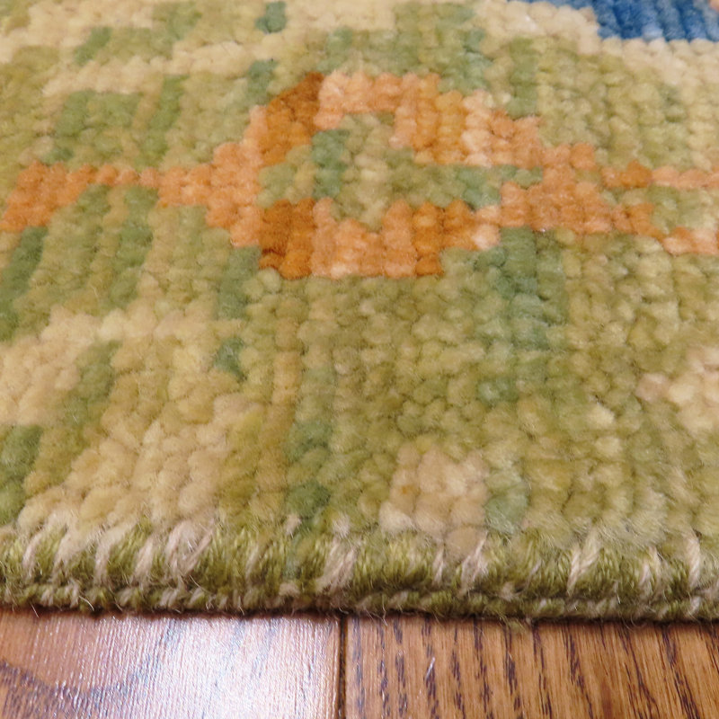 Vogue Hand Knotted Wool Area Rug, Rectangle 9' x 12'
