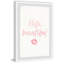 Hello beautiful-impression d’art textuel sur papier-893121380