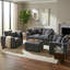 Ensemble de canapés en U 4 pièces, 2 fauteuils d'appoint + causeuse + pouf amovible, ensemble de canapés en chenille avec structure, comprend 3 coussins décoratifs, ensemble de meubles de salon modernes-996684088