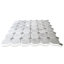 12" x 12" Marble Octagon and dot Mosaic Wall & Floor Tile