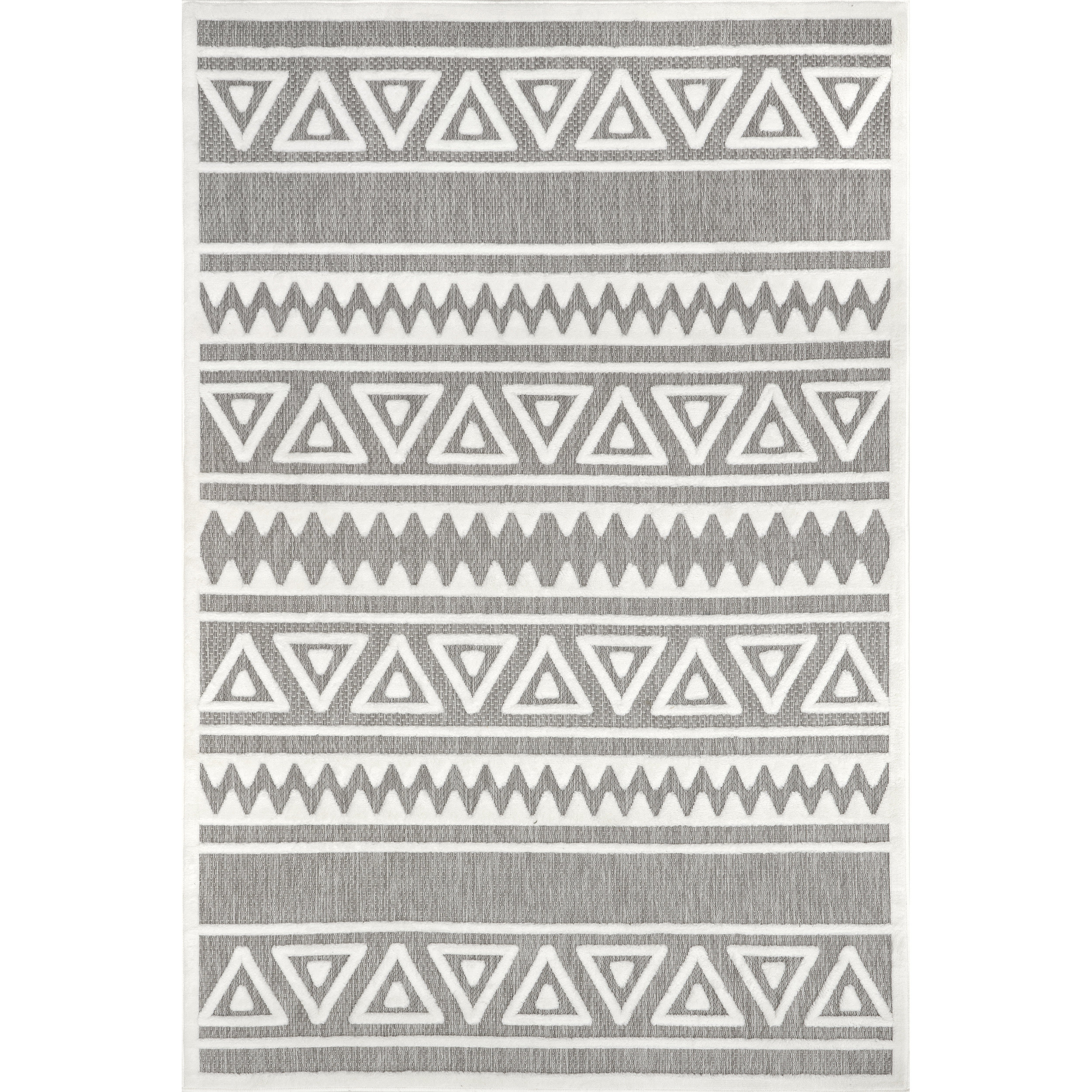 Union Rustic Lanelle Tribal Banded Indoor/Outdoor Area Rug | Wayfair