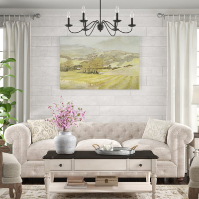 " Spring Vineyard " Acrylic Painting