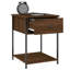 Allums 44cm W Iron Bedside Table-640343854-607737446