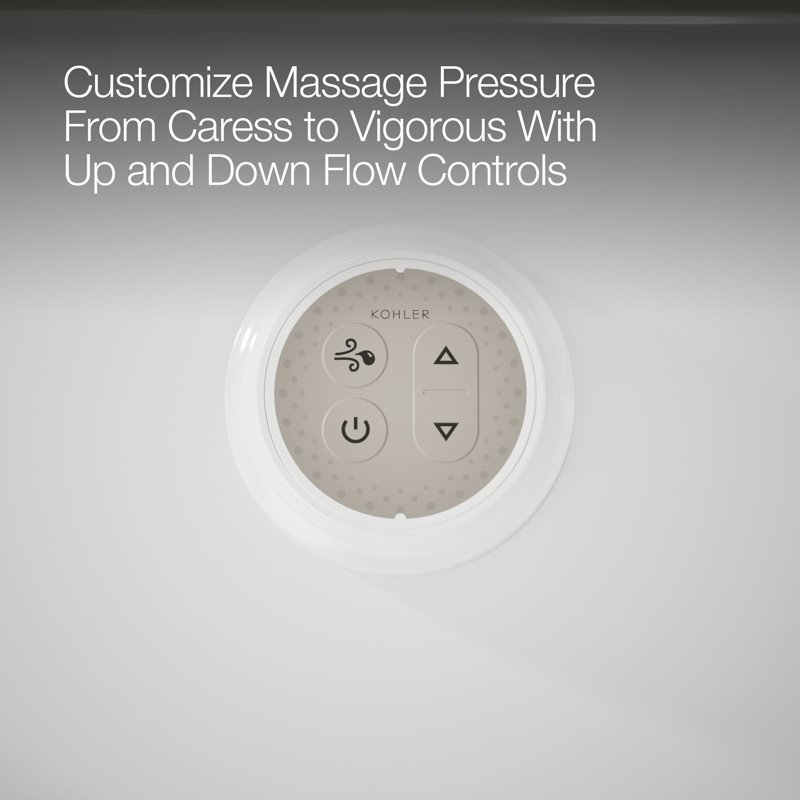 Tea-for-Two® 72-In Heated Bubblemassage Air Bath, White