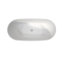 Baignoire de trempage autoportante en acrylique 65 po Fslefay