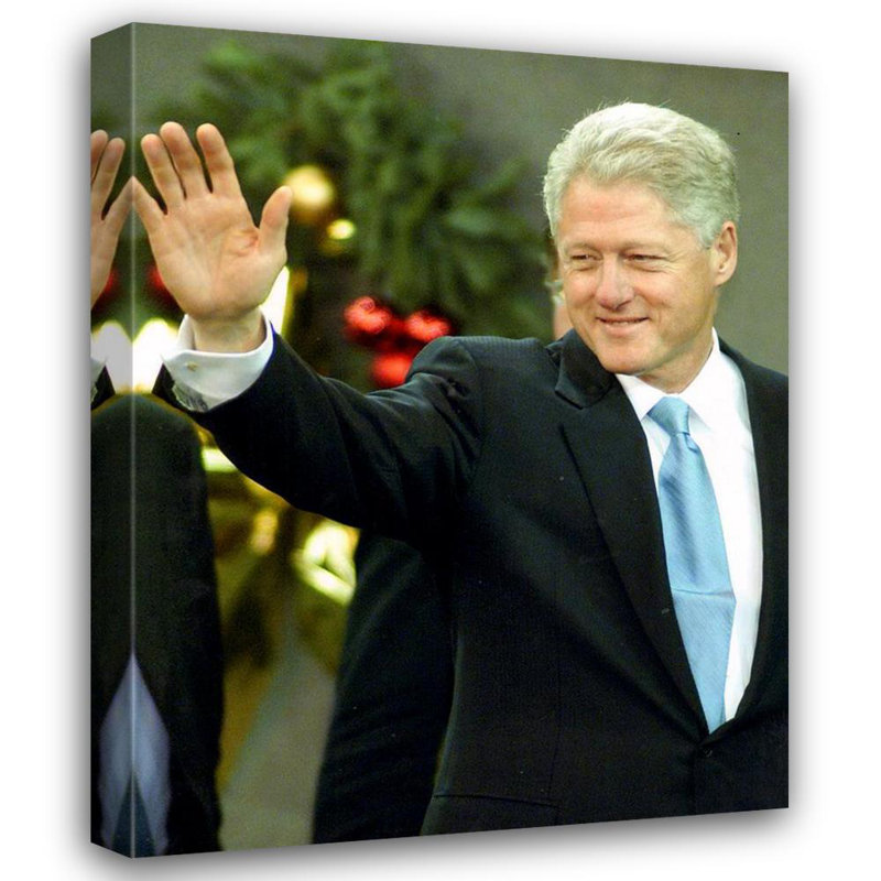 Bill Clinton, H 24 po x l 19 po