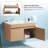 Vedat 23.81'' Single Bathroom Vanity with Solid Wood Top